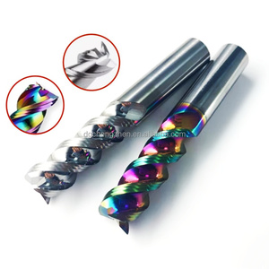 Fresa Monotagliente in Diamante Monocristallino, Fresa in Tungsteno a Singola Scanalatura, Utensile per Fresatura CNC 55HRC OEM - Product Image 1