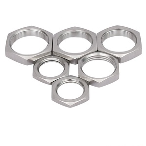 Écrous hexagonaux M5 M6 M8 10 noirs classe 4.8/8.8, écrous fins à dents fines, écrous hexagonaux larges, vis <span class=keywords><strong>de</strong></span> serrage - Product Image 1