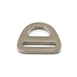 Zinc alloy adjuster ring triangle <b>buckle</b>, with rod swivel <b>clip</b> triangular metal ring, used for bag accessories - Product Image 4