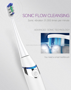 Aiwejay adultos cepillo de dientes eléctrico cabeza OEM ODM FDA aprobado por la FCC Alemania Pedex cepillo de cerdas de cabezas - Product Image 4