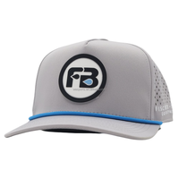 Gorra Deportiva de 5 Paneles con Logotipo de Goma Personalizado, Orificios Cortados con Láser, Secado Rápido, para Golf y Actividades al Aire Libre