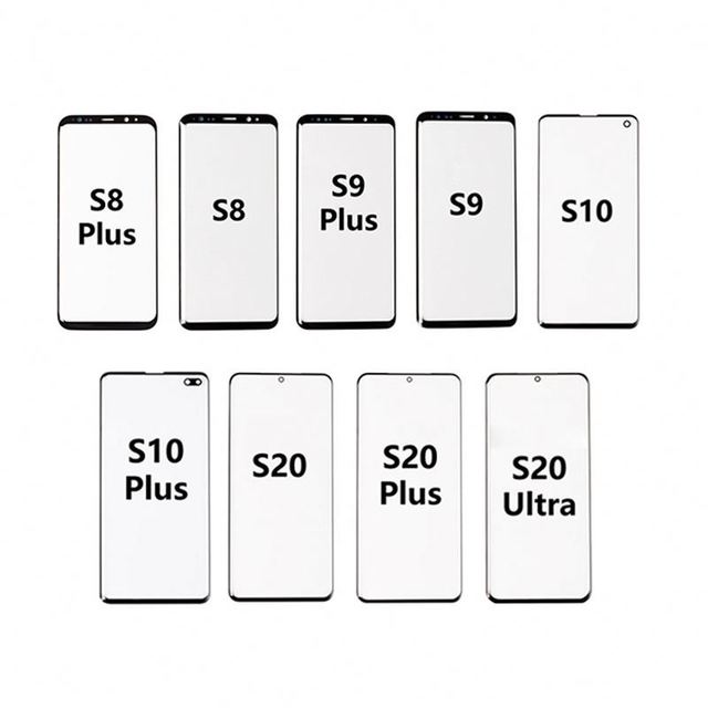 Factory Wholesale Original Front Glass With OCA for Samsung S7 S8 S9 S10 Plus S20 S21 S7 Edge S8 G930 Lcd Touch Panel OCA Glass