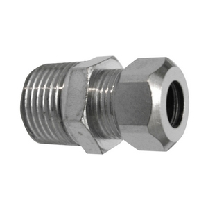 Embouts Bicones Chromés de 12 mm pour Robinets Sous Évier, Accessoires de Robinetterie de Salle de Bain, Taille 1/2 x 3/8 - Product Image 1