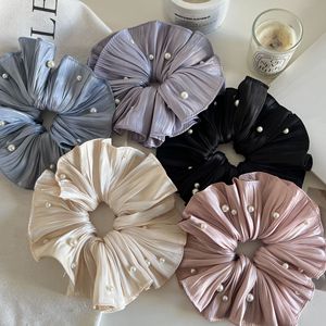 ยางรัดผมประดับมุกและคริสตัลคุณภาพสูง ขนาดใหญ่พิเศษ ขายดี สำหรับผู้หญิง - Product Image 1