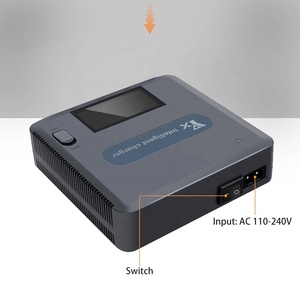 เครื่องชาร์จแบตเตอรี่ดิจิตอลอัจฉริยะ 4 พอร์ต 17.6V 2A สำหรับแบตเตอรี่โดรน 3 ก้อน/รีโมทคอนโทรล/โทรศัพท์มือถือ รุ่น DJM3C-LP01 Bat - Product Image 3