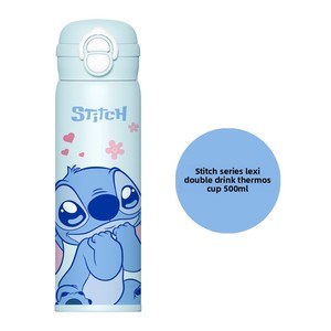 Gourde isotherme Sanrio Kuromi Hello Kitty pour enfants, en acier inoxydable 316 de qualité alimentaire, grande capacité, pour la rentrée scolaire, pour filles d'école primaire, avec double paille - Product Image 6