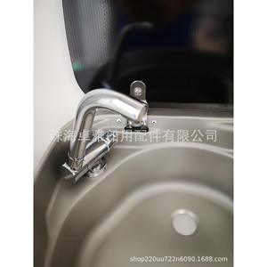 Cuisinière à gaz intégrée 525*425*150mm pour camping-car/yacht/maison moderne avec couvercle en verre trempé et évier en acier inoxydable - Product Image 3