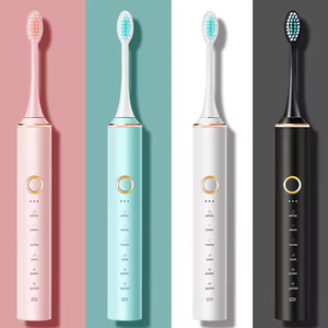 Mini cepillo de dientes eléctrico recargable Sonic IPX7 con cerdas suaves, 45 días de duración de la batería, varios modos de limpieza para uso doméstico y de viaje - Product Image 1