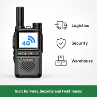 KENEARD KE-996 4G LTE pour talkie-walkie longue portée mondial double SIM 3000 mAh 150H en veille Type-C Logistique Sécurité