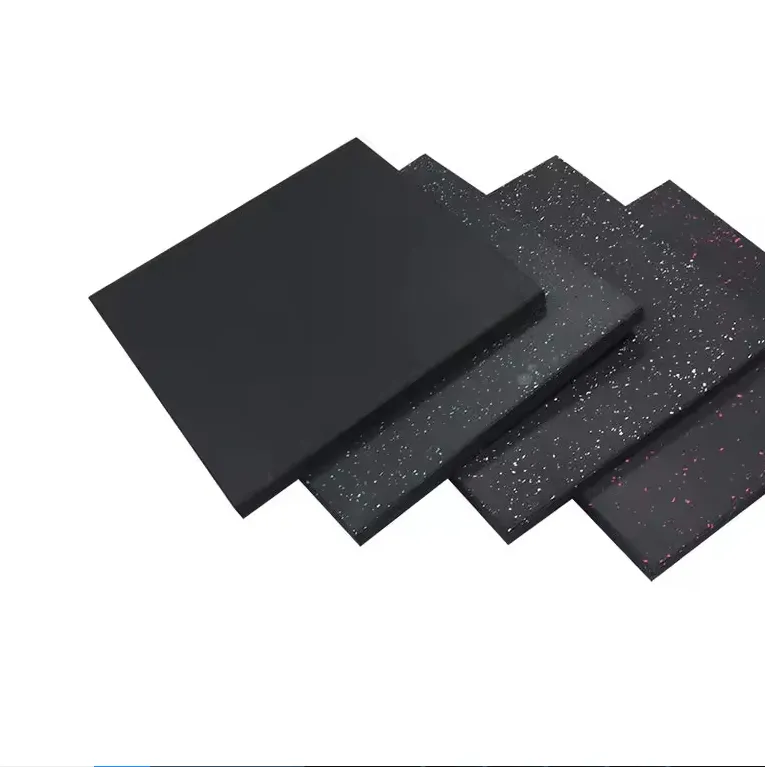 Hot Sales Rubber Sheet Customized Thickness Anti Slip Non-Toxic Gym Floor Rubber Plate