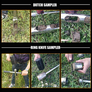 Fabrik preis Hochwertiger T-Griff-Edelstahl-Feldboden proben ehmer mit Pedal - Product Image 6