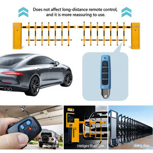 Control Remoto Inalámbrico de 4 Botones para <span class=keywords><strong>Alarma</strong></span> de <span class=keywords><strong>Coche</strong></span> de 433 Mhz, Código de Aprendizaje EV1527, Control Remoto para Puerta de Garaje, Fabricante - Product Image 2