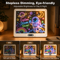 Tableau d'écriture LED portable 2026 – Jouet éducatif en acrylique, tablette magique LED pour enfants, cadeau et décoration intérieure
