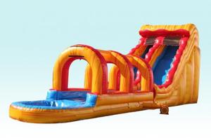 Tùy chỉnh-kích thước 18 feet Vàng Hot Lava <span class=keywords><strong>Inflatable</strong></span> trượt nước cho người lớn PVC hồ bơi ngoài trời đồ chơi cho bán - Product Image 4