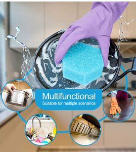 Éponge de nettoyage de cuisine douce dans l'eau chaude, ferme dans l'eau froide, éponge en cellulose réutilisable et lavable pour le nettoyage de la vaisselle - Product Image 4