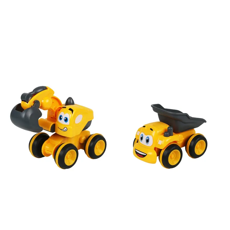 Venta caliente ingeniería juguetes de fricción juguetes de dibujos animados coche divertido juguetes para los niños