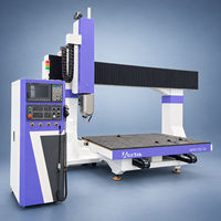 Machine de fraisage CNC 5 axes 1325 ATC avec changeur d'outils automatique pour le travail du bois, la sculpture sur bois et la découpe de mousse