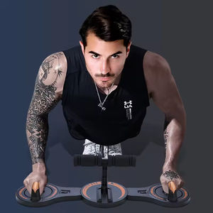 Tabla de Flexiones Portátil Multifuncional con Agarraderas para Piso, Equipo Profesional de Entrenamiento de Fuerza para Flexiones - Product Image 6