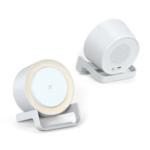 Nachtlicht BT Lautsprecher Touch Lampe Drahtloser Ladegerät Lautsprecher Tragbarer mobiler Ständer Außen lautsprecher