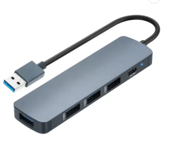 พอร์ต USB - สีเทา