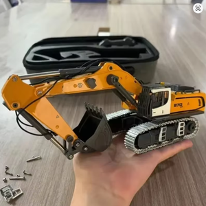 New YIGONG 970/520/636/131/T14R 1/50 Electric Engineering Remote Control Vehicle Simulation Excavator Dump Truck Bulldozer Toy - Product Image 2