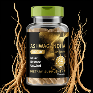 Gomitas Orgánicas de <span class=keywords><strong>Ashwagandha</strong></span> KSM 66, Cápsulas de <span class=keywords><strong>600</strong></span> mg, <span class=keywords><strong>Ashwagandha</strong></span> para Ajustar el Estado de Ánimo, Gomitas con Extracto de Raíz de <span class=keywords><strong>Ashwagandha</strong></span> - Product Image 3