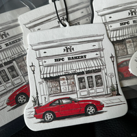 Cartes de diffusion personnalisées Cartes parfumées de personnalisation Feuilles de logo d'aromathérapie de voiture à suspendre Étiquettes personnalisées à suspendre