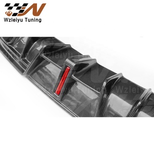 Diffusore paraurti posteriore in fibra di carbonio nuovo stile adatto per Audi RS3 S3 <span class=keywords><strong>A3</strong></span> <span class=keywords><strong>8Y</strong></span> 21-23 montaggio di alta qualità - Product Image 4