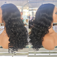 Pelucas de Cabello Humano Pre-cortadas con Encaje 5x7, sin Pegamento, Rizos Voluminosos, 300% de Densidad, Peluca Frontal de Encaje 13x4 para Mujer, Venta al Por Mayor