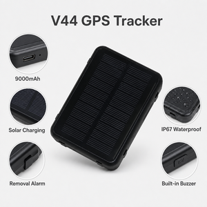 Collar <span class=keywords><strong>para</strong></span> Mascotas con GPS en Oferta, Rastreador GPS Solar de 9000 mAh con Batería Recargable, Rastreo en Tiempo Real <span class=keywords><strong>para</strong></span> Vacas y Caballos - Product Image 4