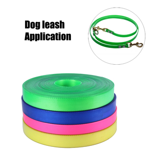 OEM Giá cả hợp lý Dog Leash PP <span class=keywords><strong>Webbing</strong></span> không thấm nước bền TPU tráng nylon <span class=keywords><strong>Webbing</strong></span> nhựa tráng <span class=keywords><strong>Webbing</strong></span> cho Dog collars - Product Image 6