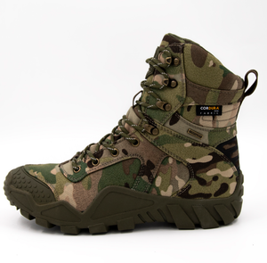 Botas Tácticas Militares de Camuflaje Digital Multicam CP de 8 Pulgadas DFA34AS33 con Mangas de Lona, Transpirables, para 3 Estaciones - Product Image 1