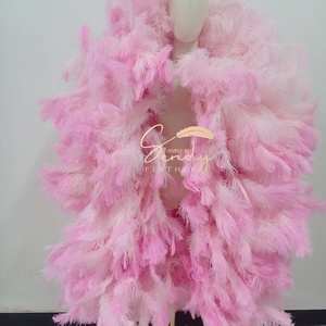 Grandes boas en plumes d'autruche de 3 mètres et 3,5 mètres, guirlande de plumes d'autruche, écharpe pour la danse, les fêtes, les spectacles sur scène - Product Image 1