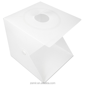 40CM 16 Inch Nhiếp Ảnh Di Động Photo Studio Hộp 2 Dải Đèn <span class=keywords><strong>LED</strong></span> Điều Chỉnh Độ Sáng Hộp Đèn - Product Image 3