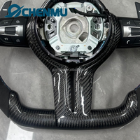 Volant de voiture en véritable fibre de carbone et simili daim pour BMW X1 X2 X3 F30 F31 F16 F10 F18 F01 F15 F20 F22 F12 F16 F32 F45 avec LED