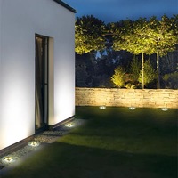 Lumière de chemin souterraine à détecteur de mouvement en acier inoxydable IP67 pour extérieur, mini LED COB 5W~30W, 100-240V AC, 3 ans de garantie