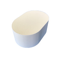 Noyau catalytique en céramique en nid d'abeille rond/ovale pour convertisseur catalytique universel