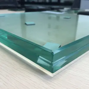 Superb Craftsmanship 6.38mm-12.38mm Clear Laminated Glass Pvb Clear Laminated Glass Canopy