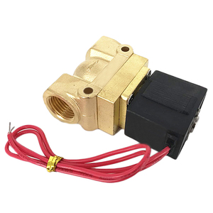 5404 Serie 1/4'' 3/8'' 1/<span class=keywords><strong>2</strong></span>'' 3/4'' 1'' Hoge Druk Hoge Temperatuur Messing <span class=keywords><strong>2</strong></span>-weg Normaal Gesloten Zuiger Solenoid Klep 24V 220 - Product Image 3