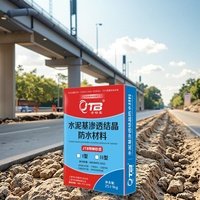 Revêtement d'étanchéité perméable cristallin à base de ciment acrylique Green Yang Modern, garantie 5 ans pour murs extérieurs et parkings