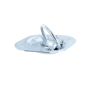 PPE Series Recessed Rope Ring 2 Inch Oval Disc With D Ring Anchor For Construction PPE-13 - Product Image 3