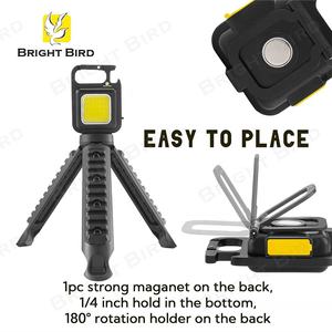 Senter LED COB portabel multifungsi, lampu gantungan kunci dapat diisi ulang USB untuk bekerja & inspeksi, Senter berkemah <span class=keywords><strong>Mini</strong></span> - Product Image 6