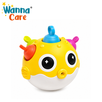 Wanna Care Baby Poppers Fidgets Wobble Toy Soft Tinkling Sound Mother Fine Motor Skills Sensory Play Plastic Bubble Fish Tumbler