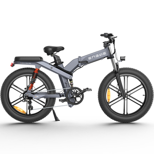 Vélo électrique <span class=keywords><strong>X26</strong></span> à double batterie, 8 vitesses, cadre en alliage d'aluminium, pneus larges, batterie au lithium, frein à disque hydraulique, tout-terrain - Product Image 1