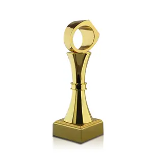 Yüksek kaliteli altın yüzük kupa ödülü düğün yıldönümü Metal yenilik hediyeler