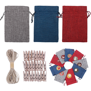 Lot <span class=keywords><strong>de</strong></span> 24 Sachets en Jute Linna 10*14 Cm pour <span class=keywords><strong>Calendrier</strong></span> <span class=keywords><strong>de</strong></span> <span class=keywords><strong>l</strong></span>'<span class=keywords><strong>Avent</strong></span> Noë<span class=keywords><strong>l</strong></span>, Cadeaux d'Anniversaire et Décorations <span class=keywords><strong>de</strong></span> Fêtes 2024 - Product Image 3