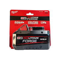 Batterie rechargeable au lithium-ion Milwaukee REDLITHIUM FORGE 18V 6.0Ah/8.0Ah pour outils électriques sans fil M18
