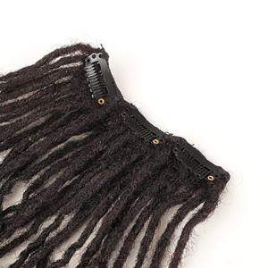 Extensions de cheveux humains 100% alignées sur les cuticules, tissage permanent doux, micro-dreadlocks, <span class=keywords><strong>6</strong></span>-18 pouces - Product Image 2