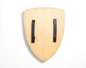 Venta caliente Hecho En España Hecho A Mano Estilo Medieval Escudo De Madera Kamelot L Azul Para Actuaciones - Product Image 2