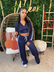 G01389c 2025 סתיו/חורף חם מכירה נשים ניגודיות צבעים מכנסיים - Product Image 6